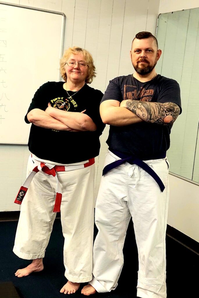 Security Officer Sensei Alissa Long and CEO Kyle Paskewitz