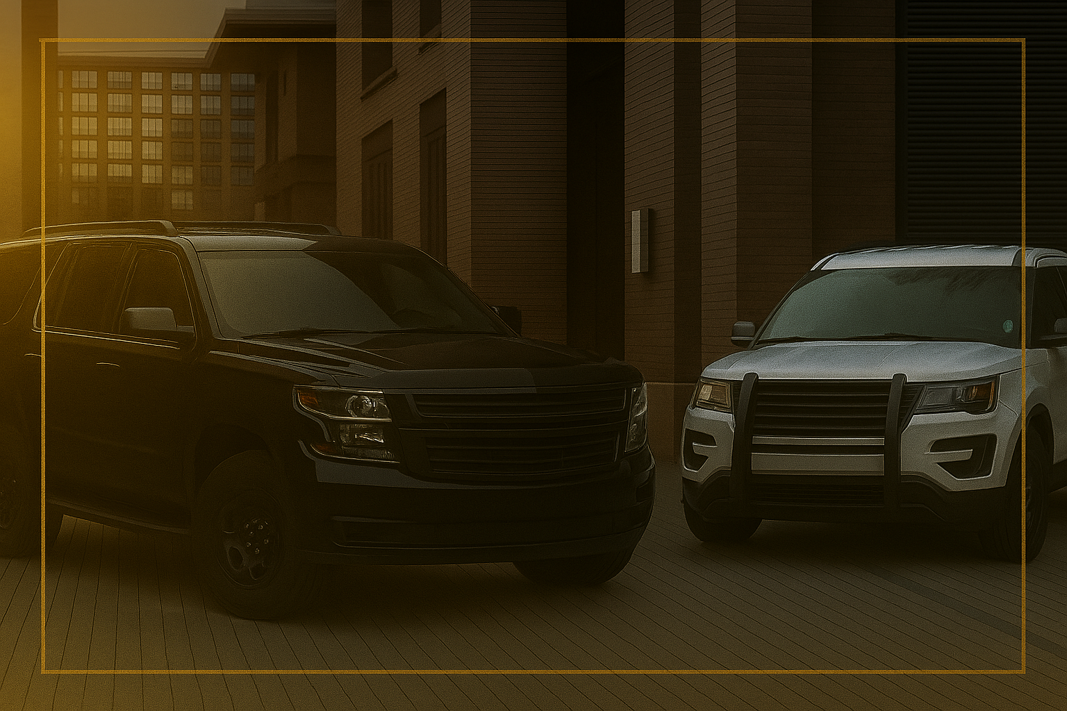 patrol vehicles